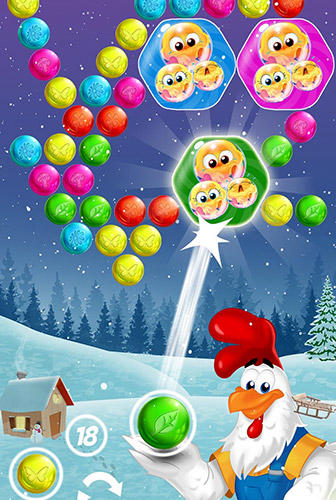 Farm bubbles: Bubble shooter puzzle game captura de pantalla 1