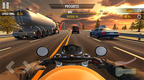 Motorcycle racing screenshot 1