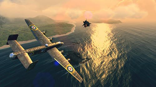 Aviones de combate: Combate aéreo de la Segunda guerra mundial.