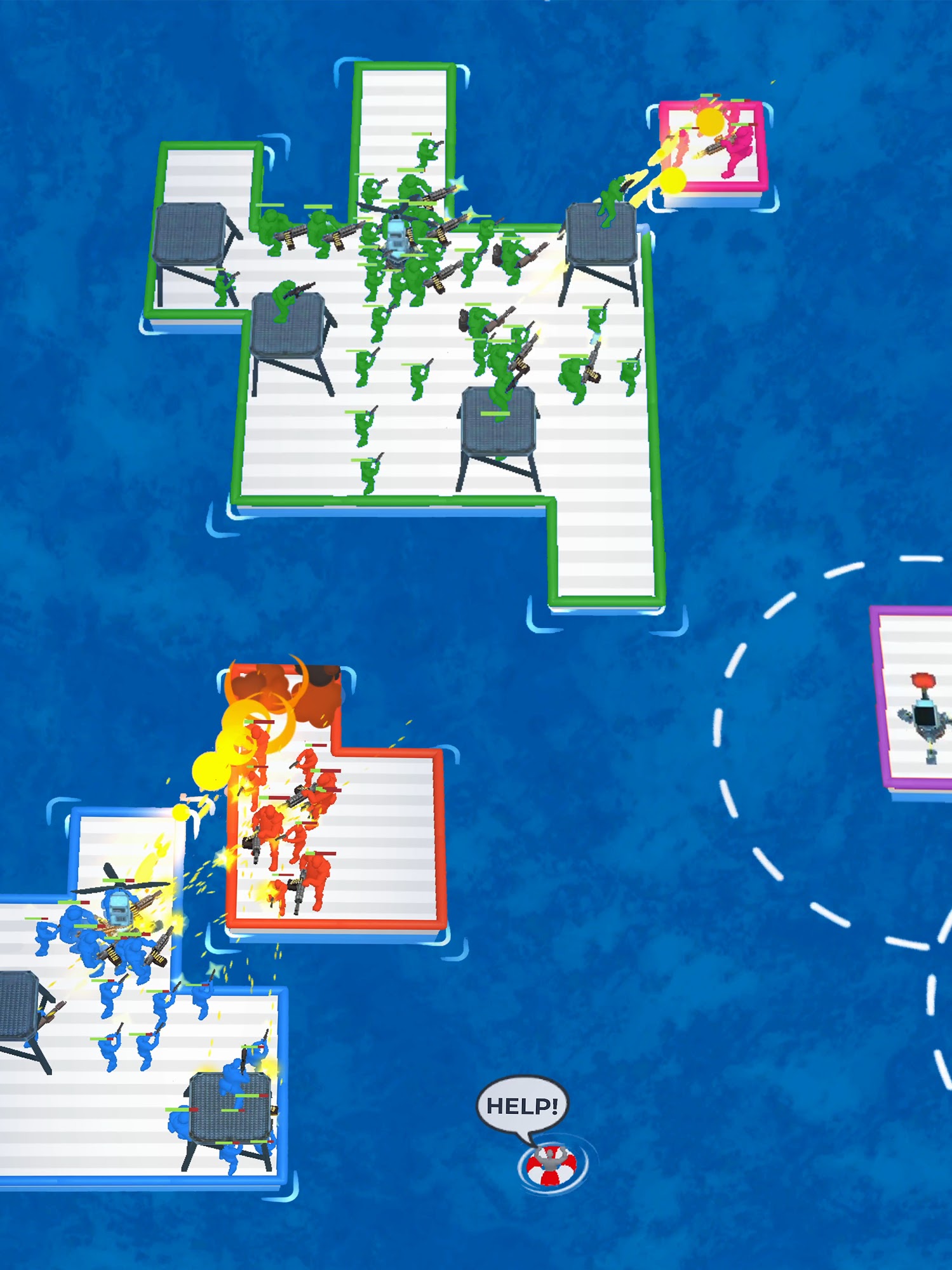 War of Rafts: Crazy Sea Battle for Android
