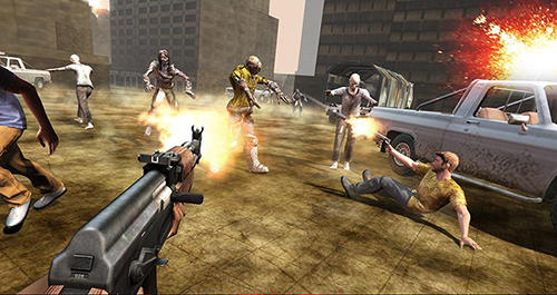 City survival shooter: Zombie breakout battle screenshot 1