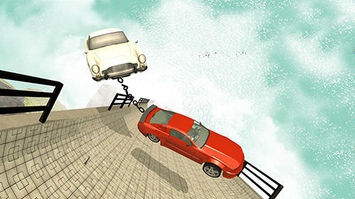Double impossible mega ramp 3D скриншот 1