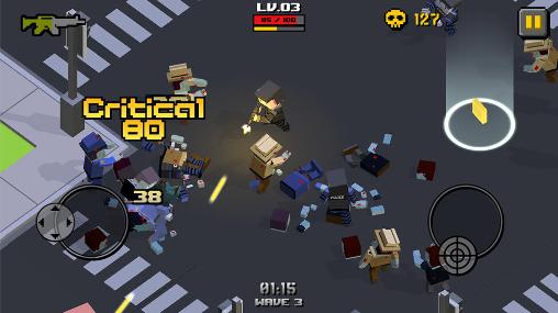 Cube zombie war screenshot 1