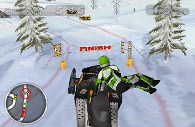 Carreras de moto en la nieve para iPhone gratis