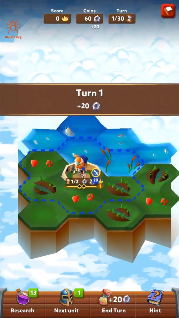 Hexapolis: Turn Based Civilization Battle 4X Game captura de pantalla 1