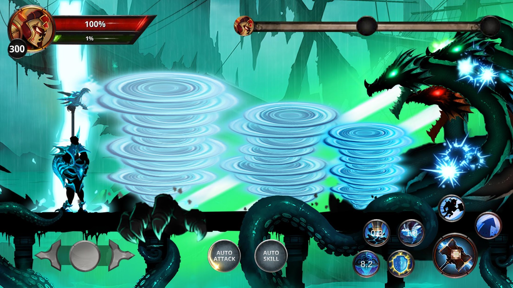Stickman Legends: Shadow War Offline Fighting Game captura de pantalla 1