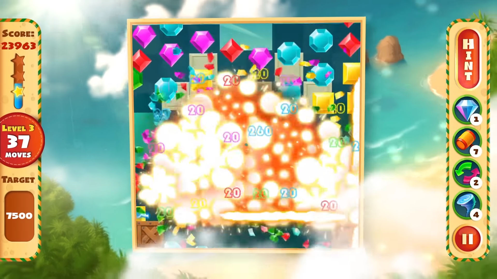 Jewel Empire : Quest & Match 3 Puzzle スクリーンショット1