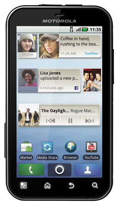 Motorola Defy apps