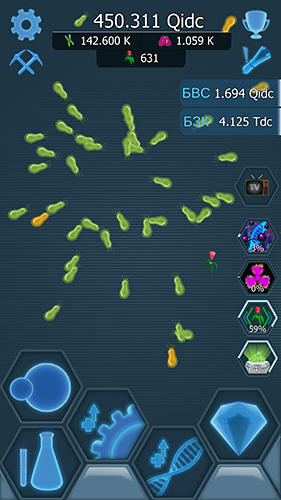 Bacterial takeover: Idle clicker скриншот 1