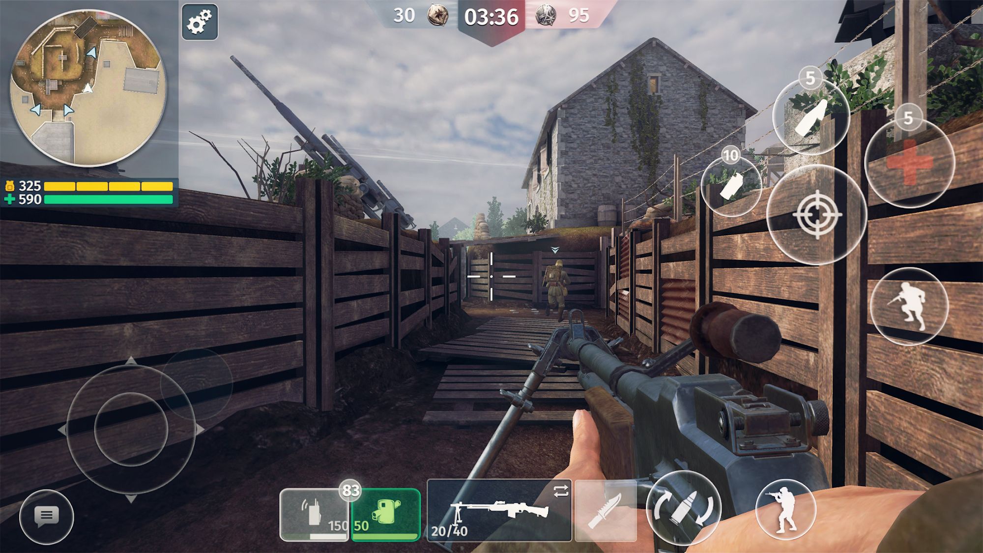 World War 2 - Battle Combat (FPS Games) screenshot 1