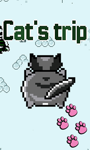 Cat`s trip: Run game in pixel style screenshot 1