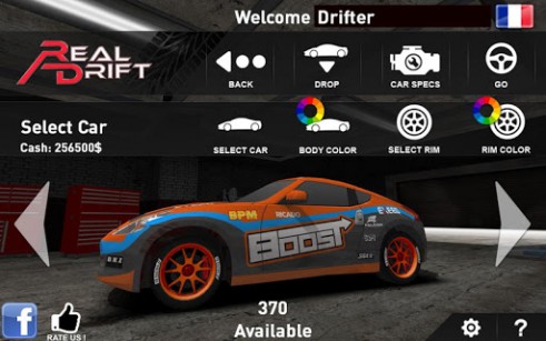 Real drift car racing captura de pantalla 1