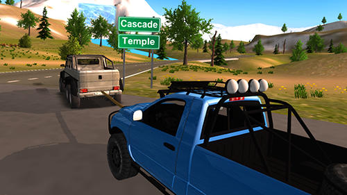 6x6 offroad truck driving simulator скриншот 1