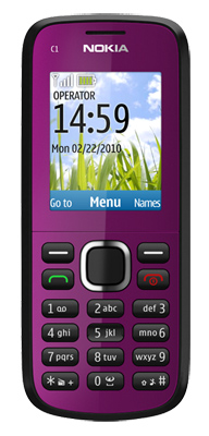 Download ringtones for Nokia C1-02