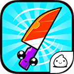 Knife evolution: Flipping idle game challenge icon