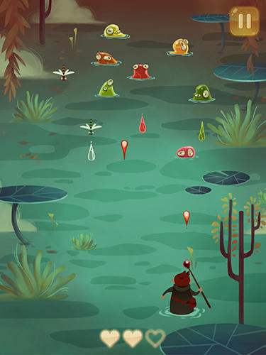 Wizard vs swamp creatures for Android