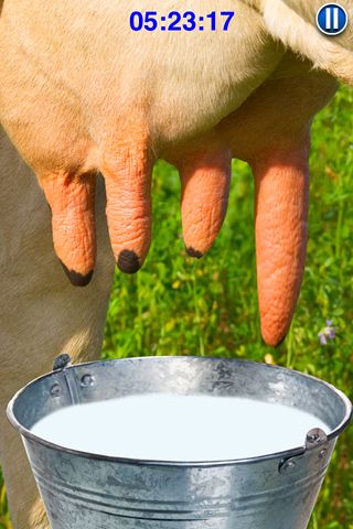 Melke die Kuh