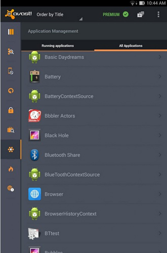 Android app Avast: Mobile security