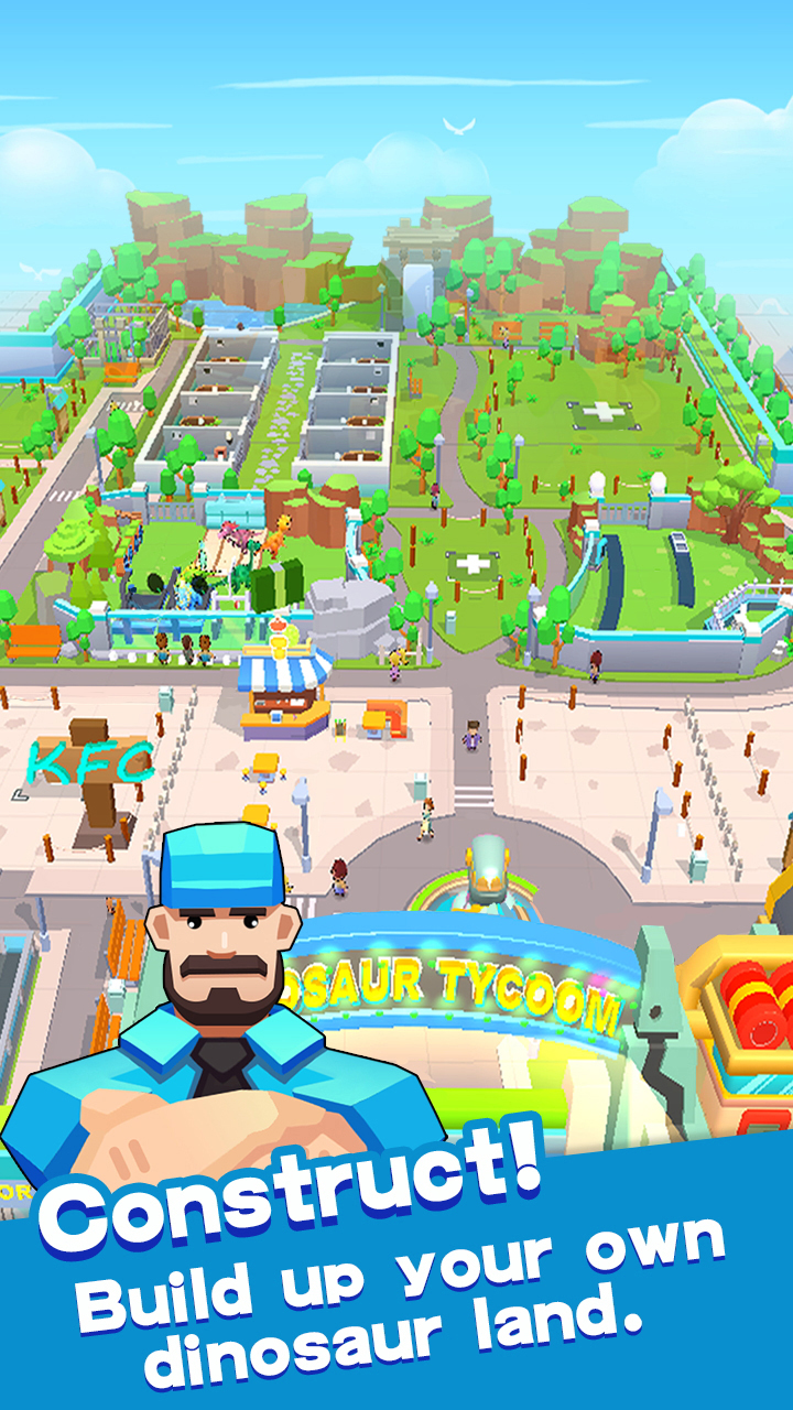 Dino Tycoon - 3D Building Game para Android - Download