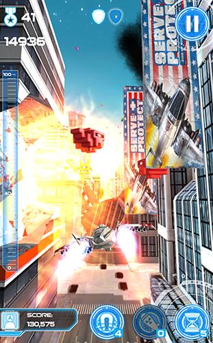 Jet run: City defender screenshot 1