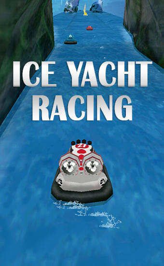 Ice yacht racing ícone