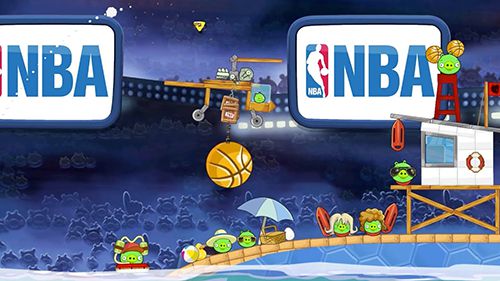 Angry birds: NBA the finals in Russian