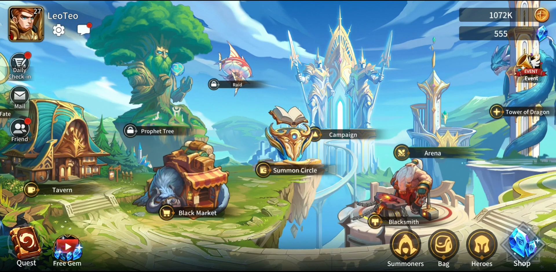 Summoners Era - Arena of Heroes captura de pantalla 1