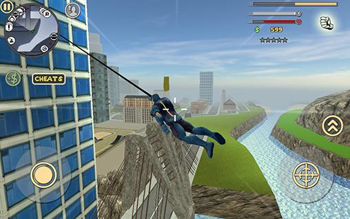 Rope hero: Vice town captura de pantalla 1