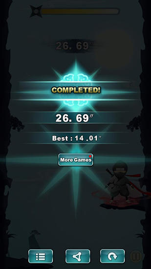 Ninja: Cliff jump captura de pantalla 1