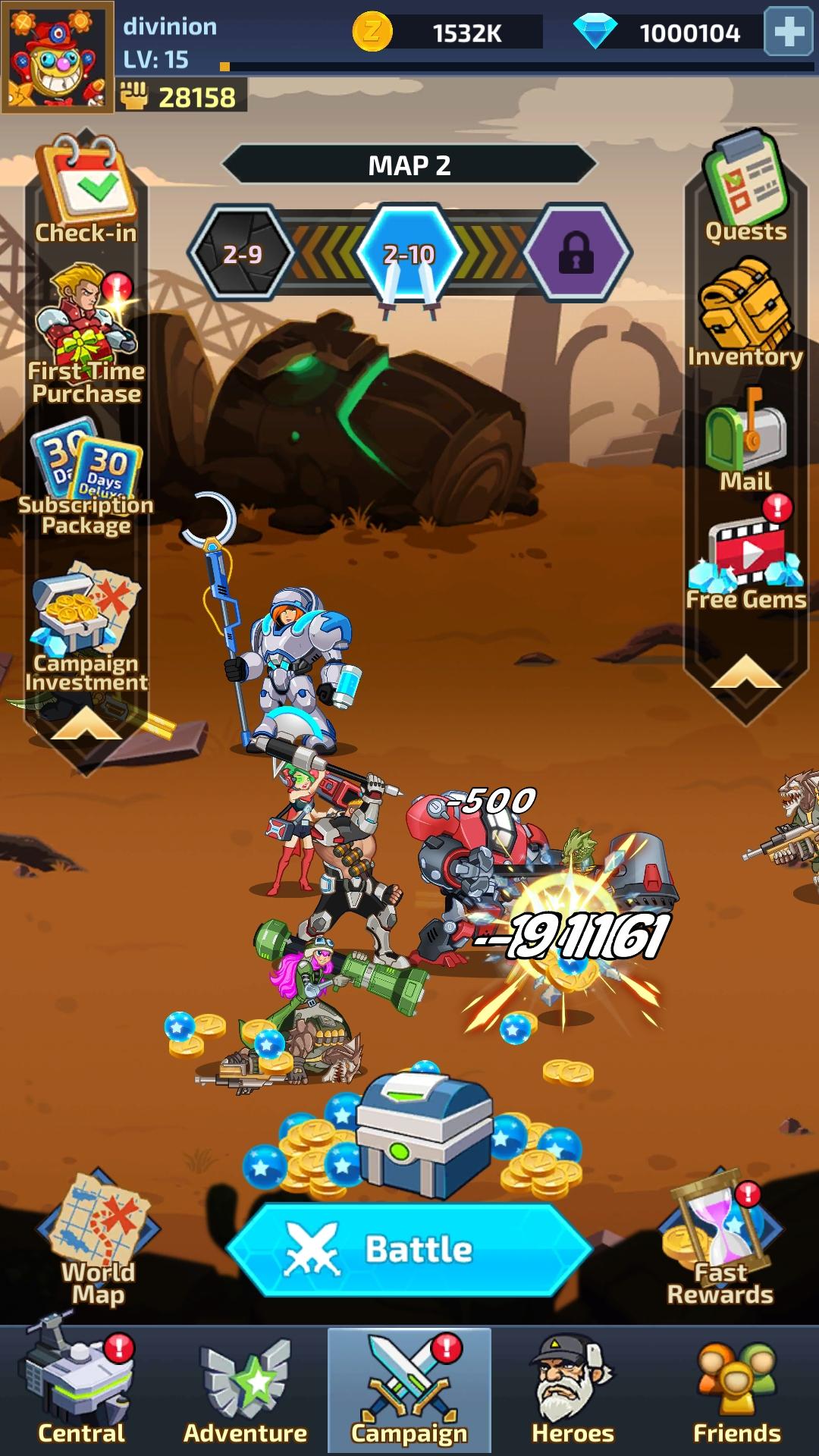 clicker heroes idle mode