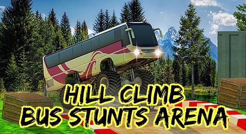 Hill climb bus stunts arena icon