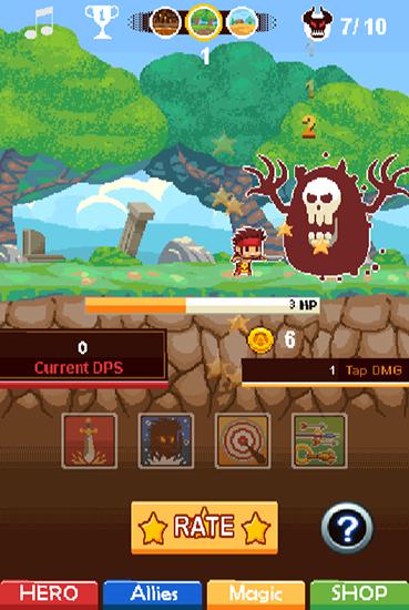 Myths n heros: Idle games captura de pantalla 1
