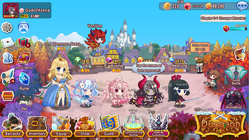 Hero collection RPG screenshot 1