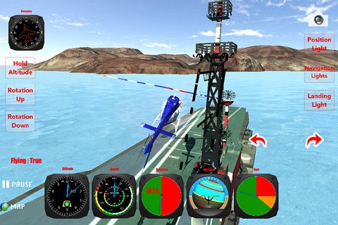 Вертолёт: Симулятор полётов 3D