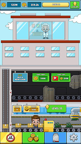 Idle box tycoon: Incremental factory game скриншот 1