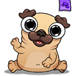 Pug: My virtual pet dog icon