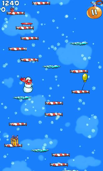 Android用 クリスマス スノウマン ジャンプ