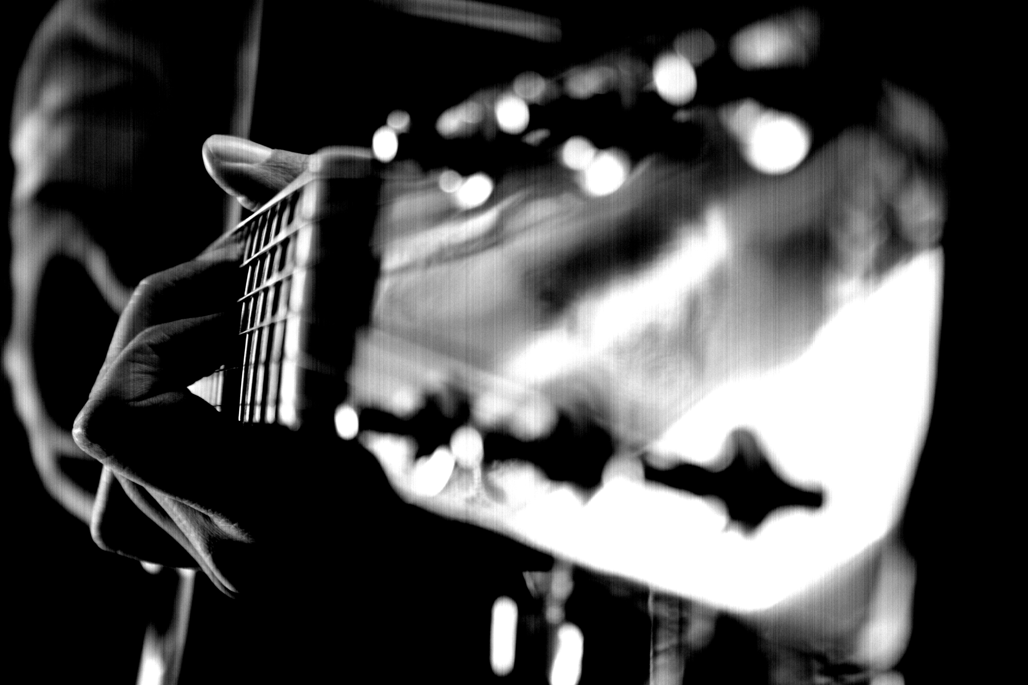 jazz, music, guitar, black & white, musician cell phone wallpapers