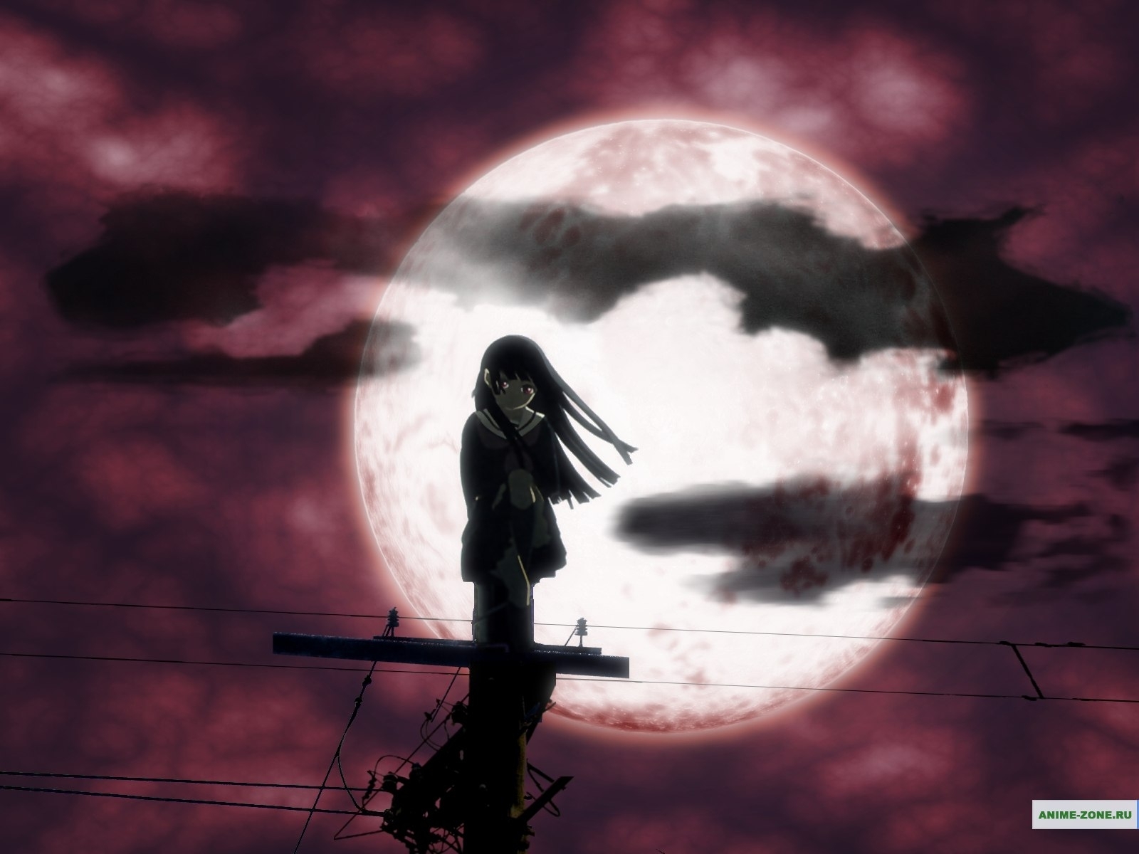 Laden Sie das Anime, Mond-Bild kostenlos auf Ihren PC-Desktop herunter