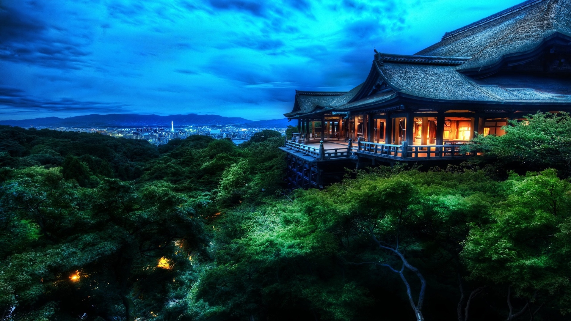 japan, building, religious, kiyomizu dera, buddhist temple, kyoto, temple HD wallpaper