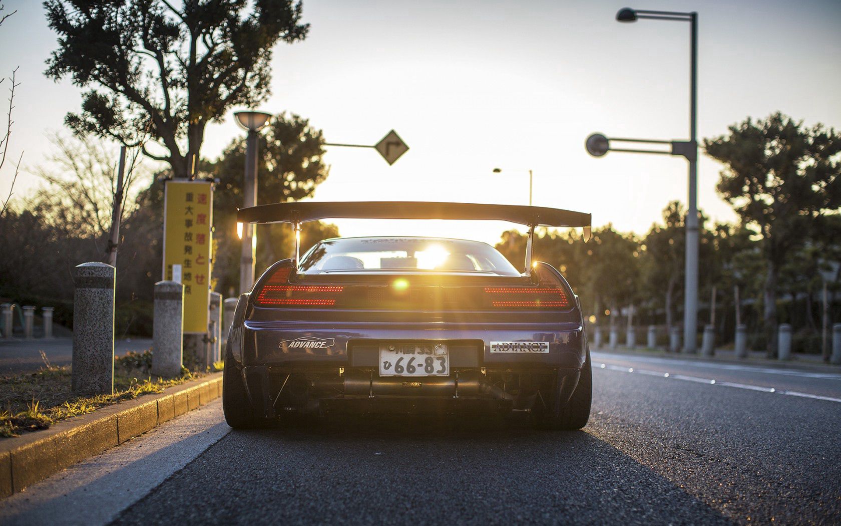 65931 download wallpaper honda, cars, back view, rear view, nsx screensavers and pictures for free