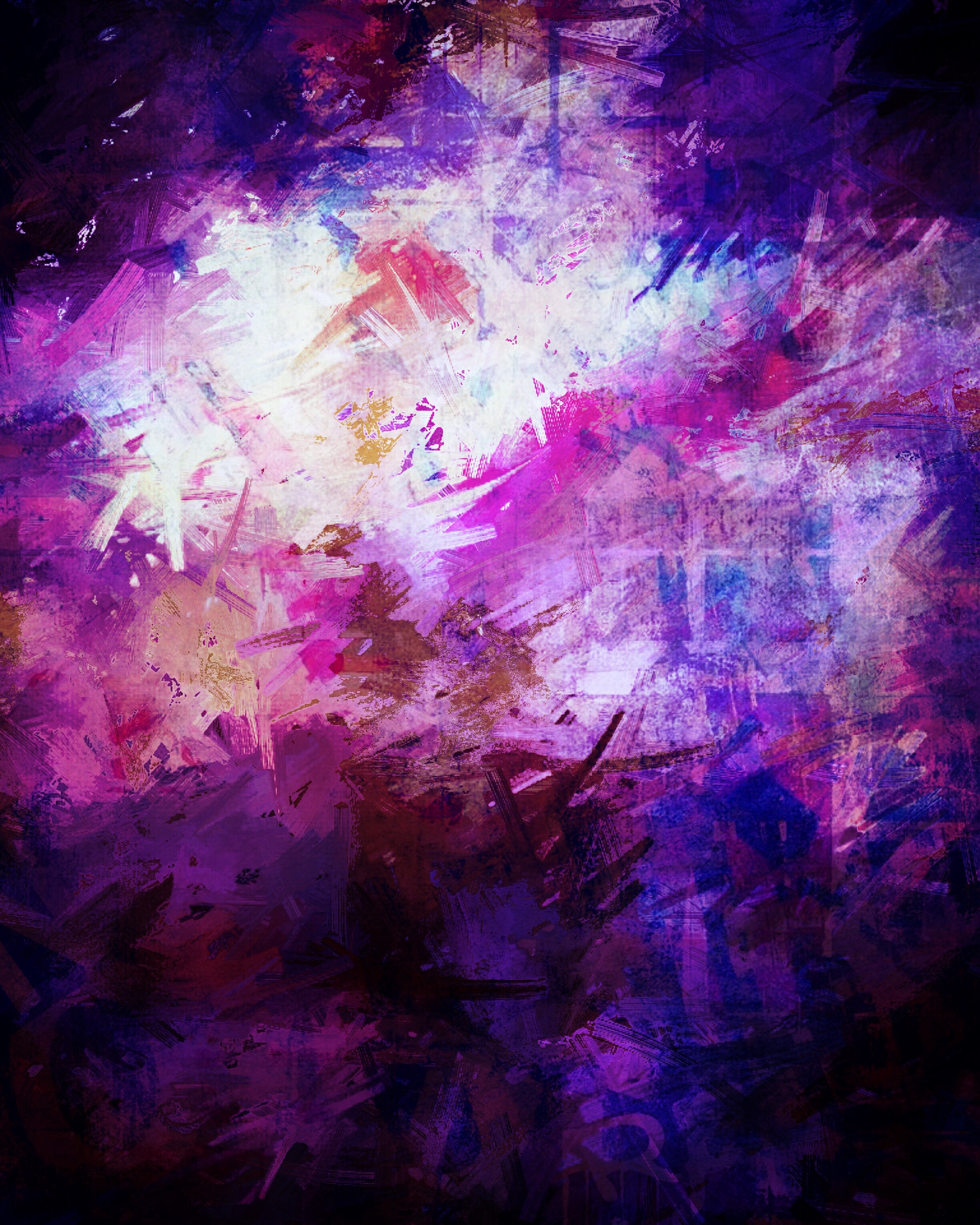 86073 download wallpaper purple, abstract, violet, dark, lines, stains, spots screensavers and pictures for free