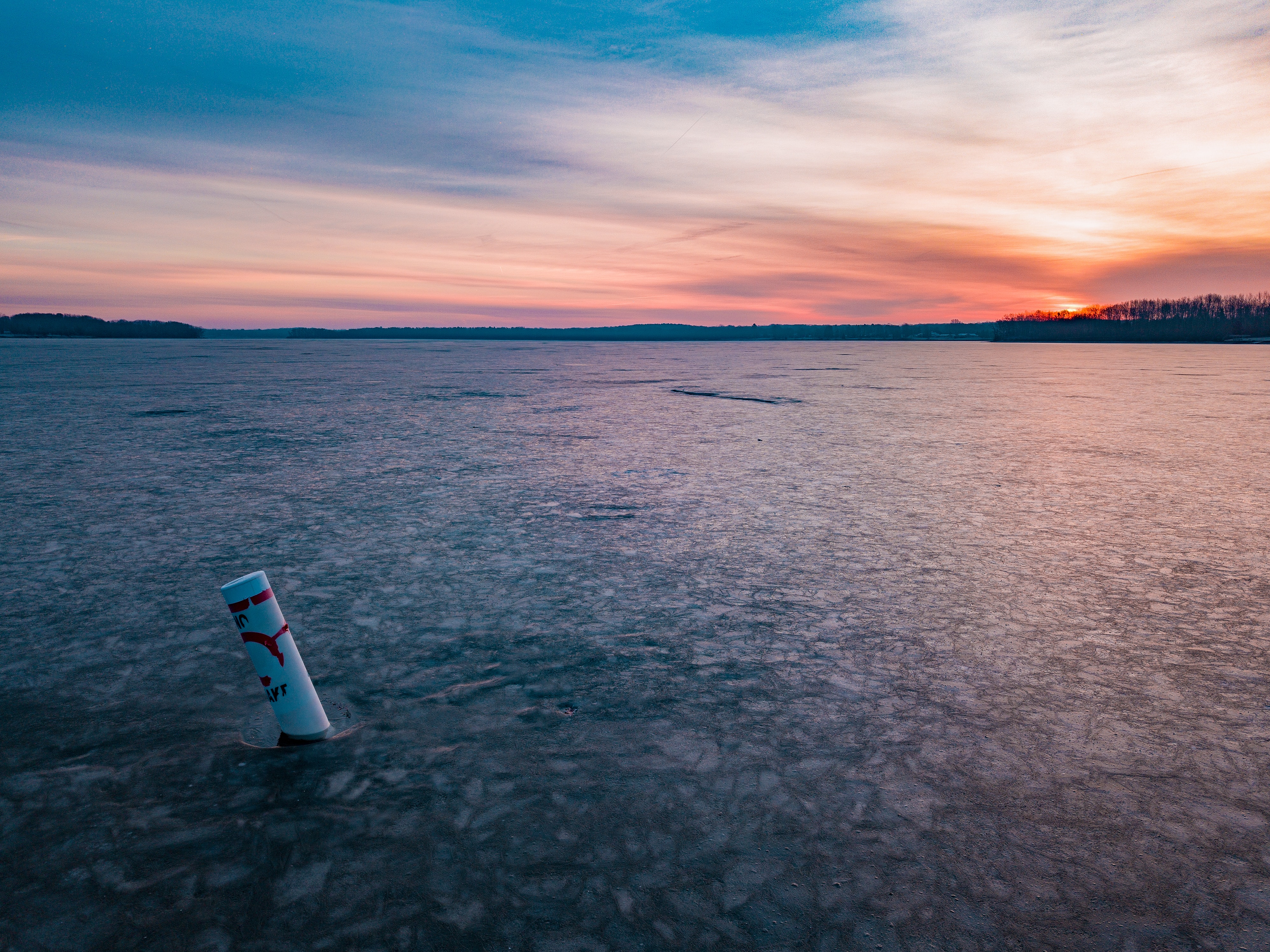 Laden Sie das Landschaft, Natur, Sunset, Eis, See, Gefroren-Bild kostenlos auf Ihren PC-Desktop herunter