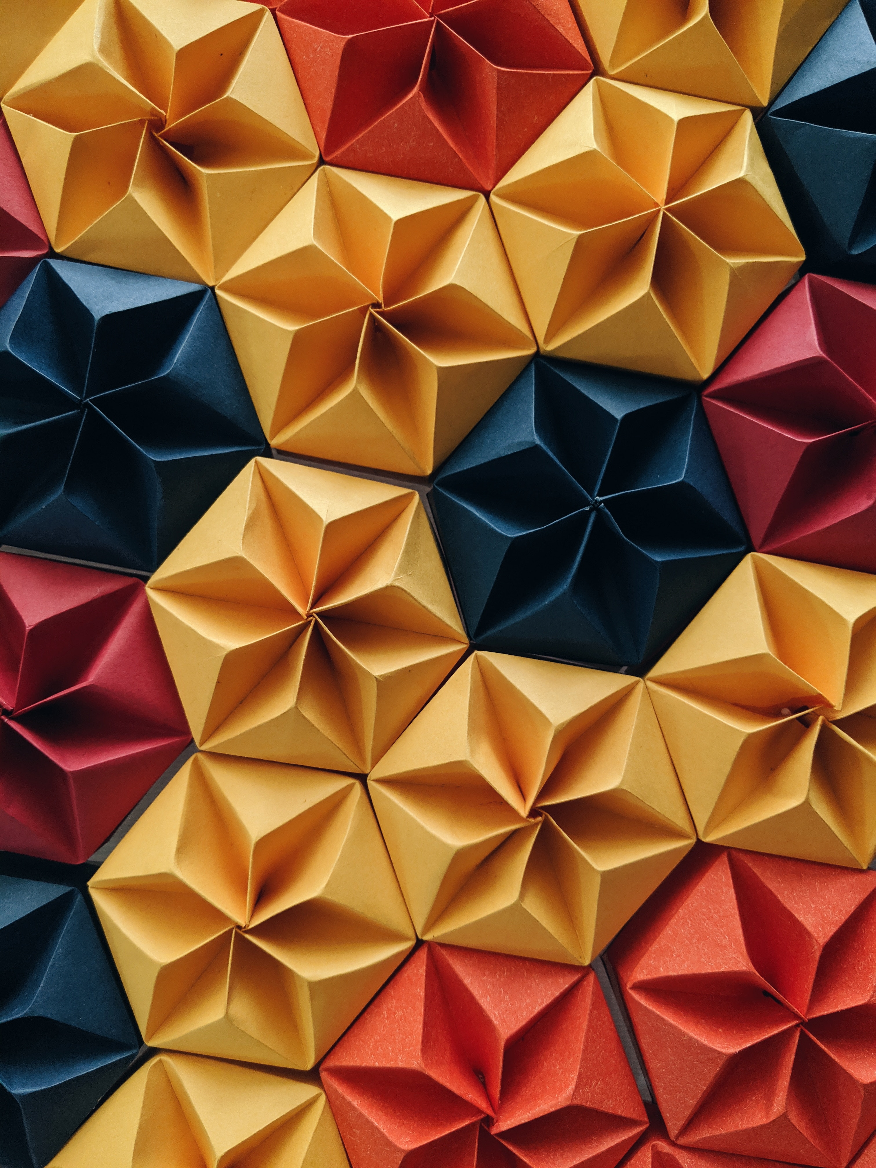 shape, textures, multicolored, motley, texture, shapes, paper, origami 4K Ultra