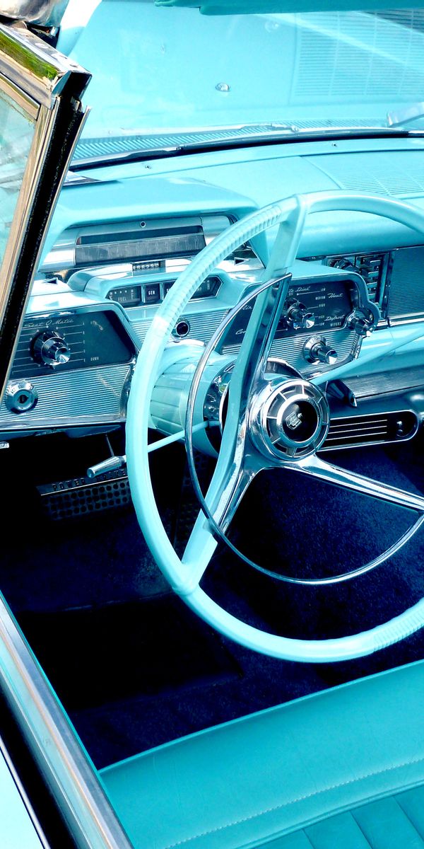 auto, cars, retro, steering wheel, rudder, v8, mercury, classic, oldtimer, ...