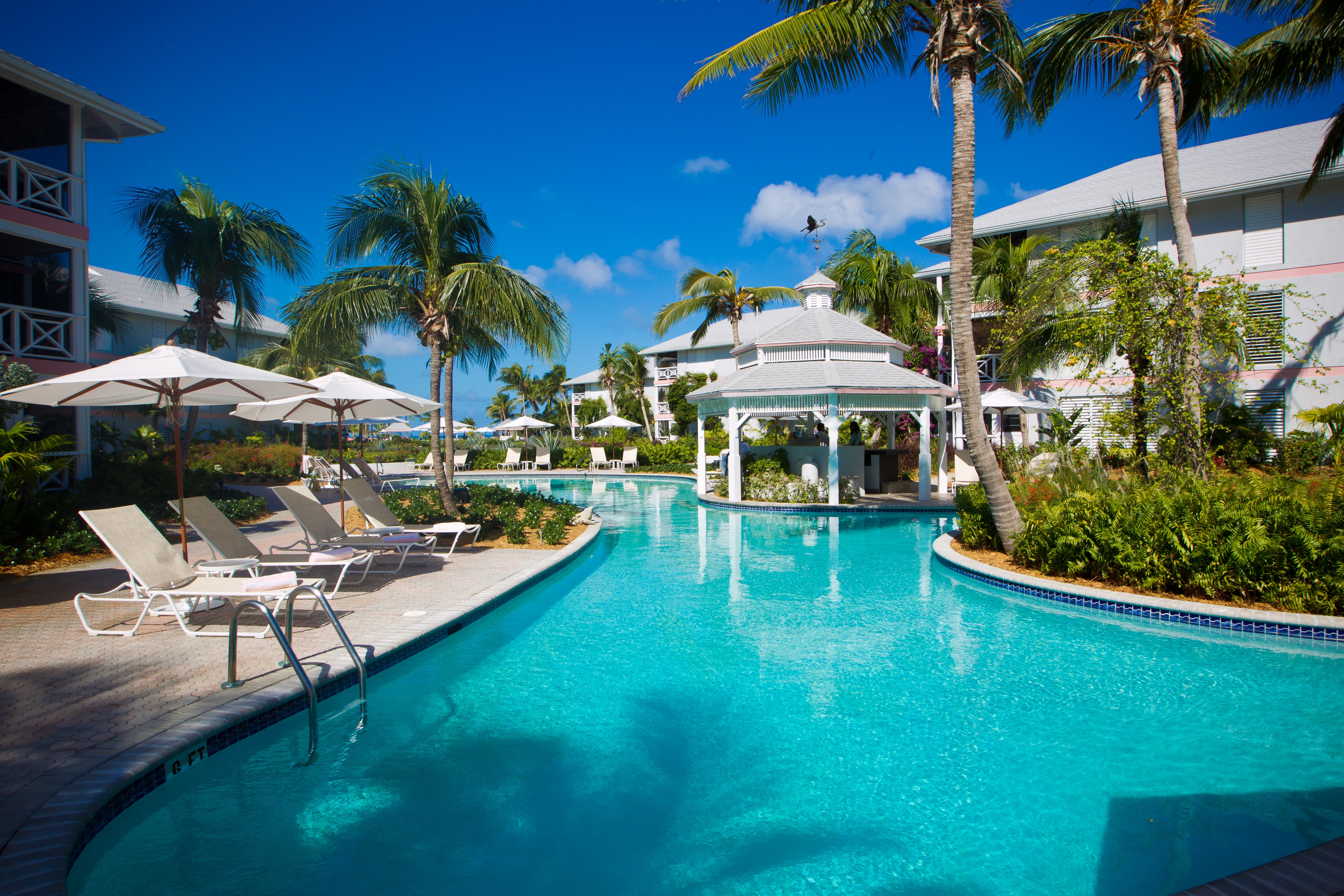 resort, tropics, comfort, palms, miscellanea, miscellaneous, coziness High Definition image