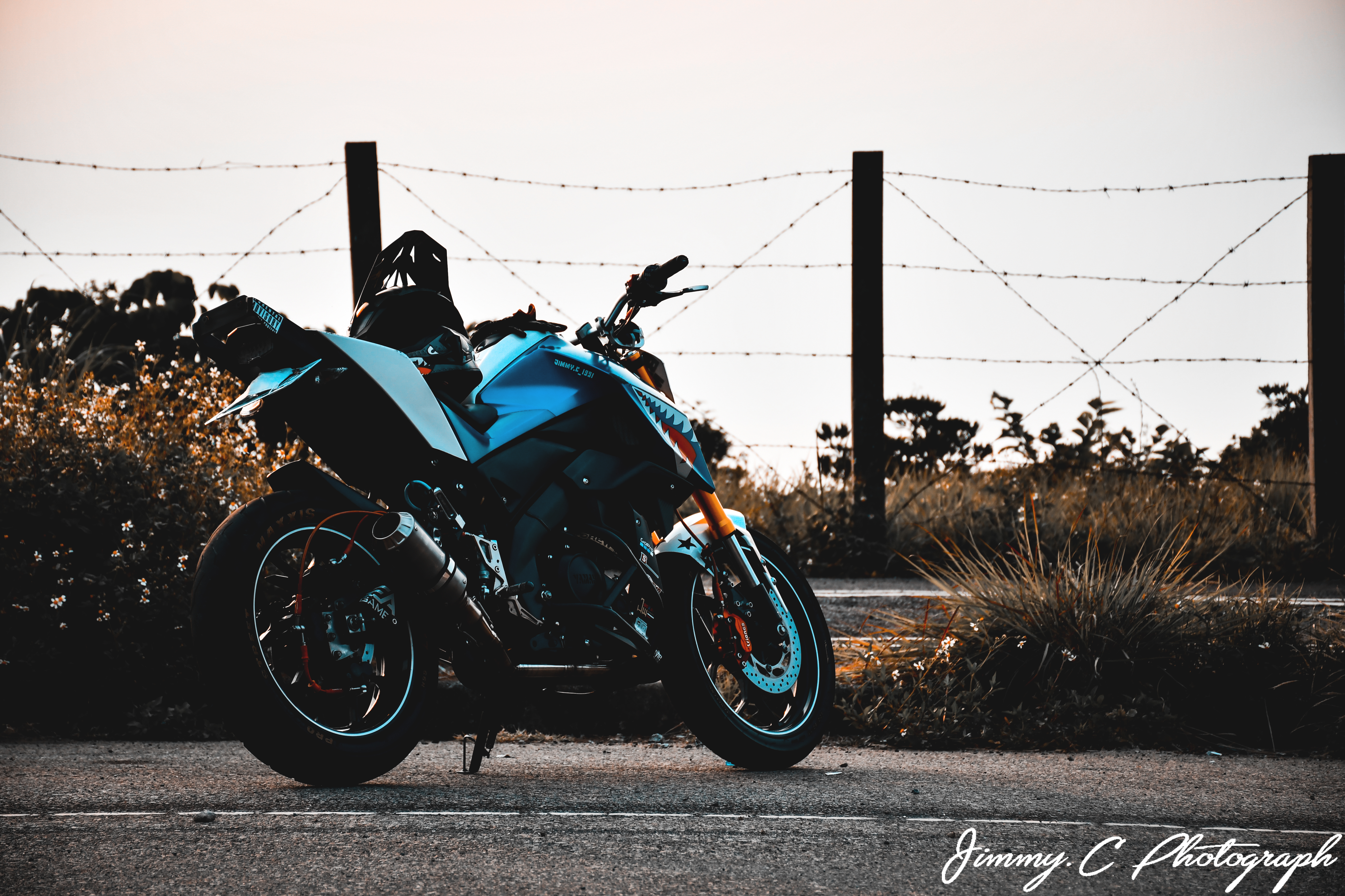 Yamaha bike, side view, motorcycles, sports 4k Wallpaper