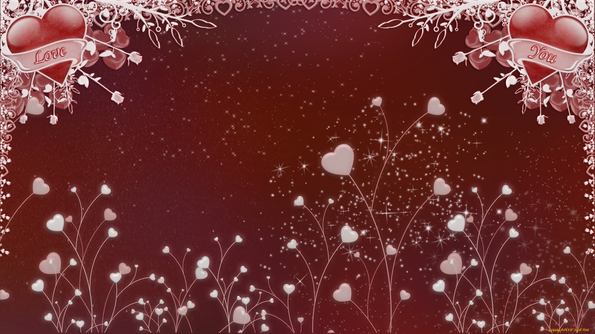 valentine's day, holidays, background, hearts, love, red Smartphone Background
