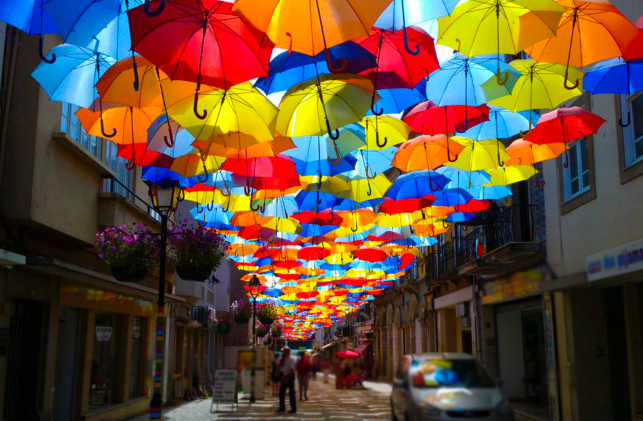 Улица зонтиков в Фетхие