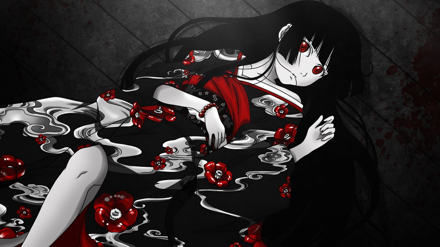 Адская девочка аниме кровь